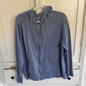 Eddie Bauer Blue Zip-Up Hoodie